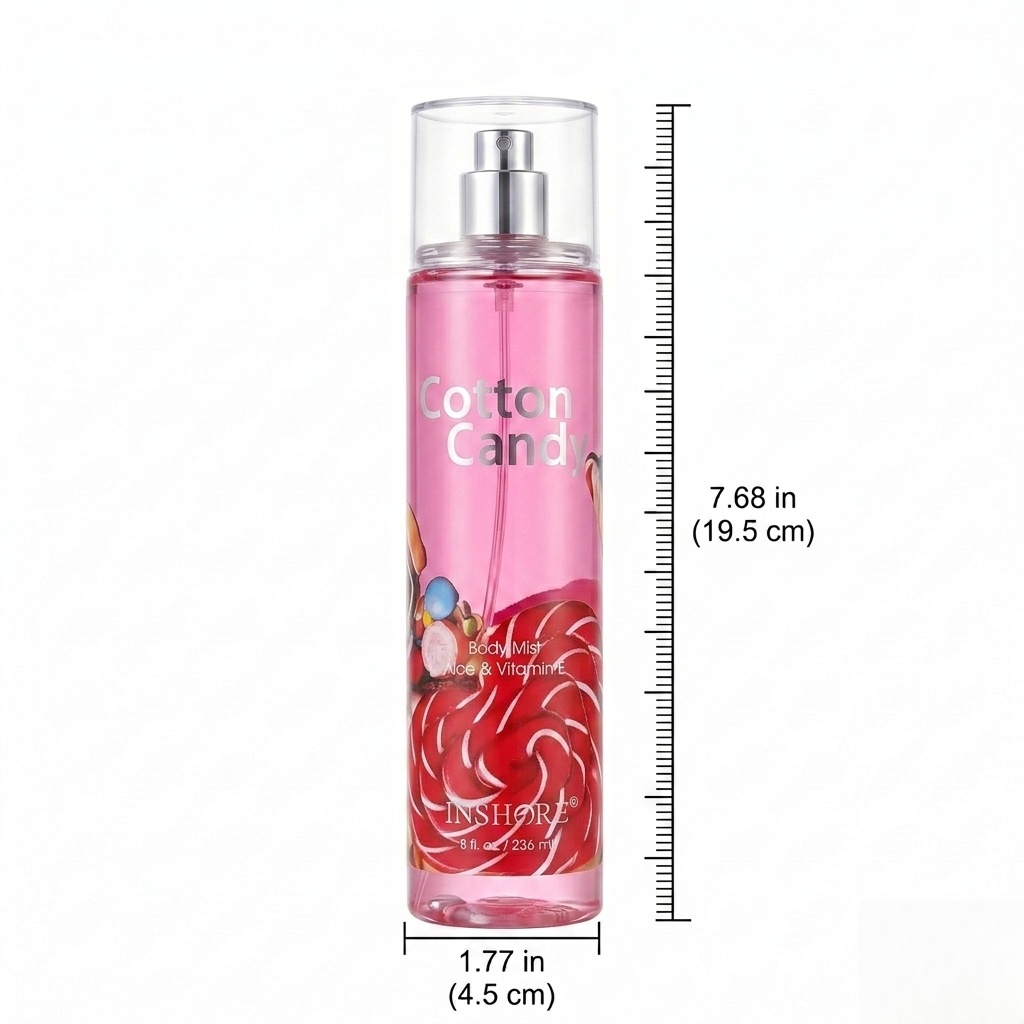 Fragrance Body Mist - 8 Fl. Oz. Hydrating Scented Spray with Aloe & Vitamin E
