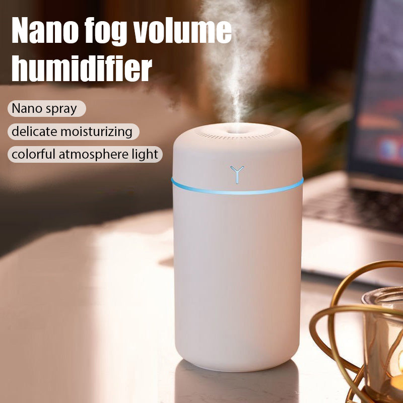 Portable Rechargeable Aromatherapy Car Humidifier - Silent Multi-Color Compact