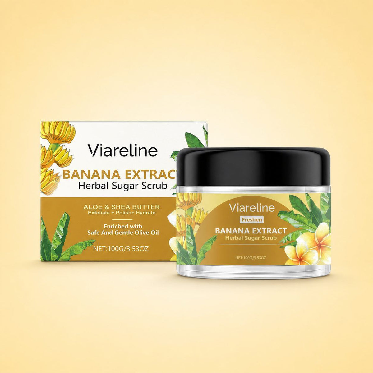 Banana Body Exfoliating Scrub, 100 g