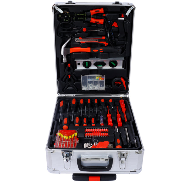 899-Piece Home Repair Tool Set with Rolling Toolbox and Organizer
