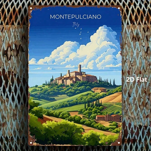 Metal Tin Sign Wall Decoration - 20cm x 20cm