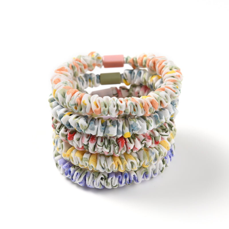 Children's Floral Hair Accessories Rubber Bands Hair Rings - Colorful & Cute