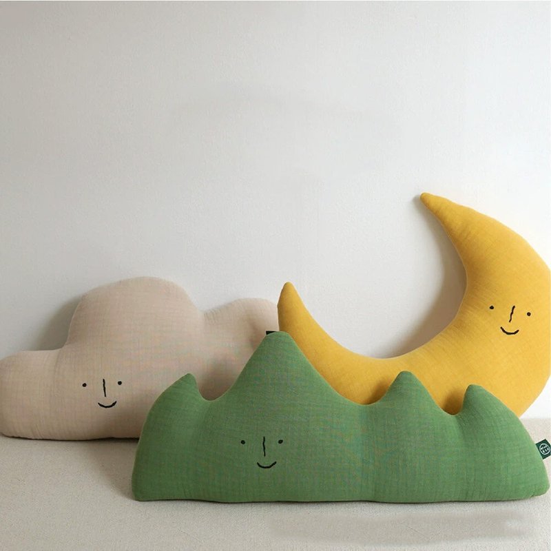 Kids Decorative Pillow - Soft Baby Nap Pillow for Nursery, Sofa & Bed