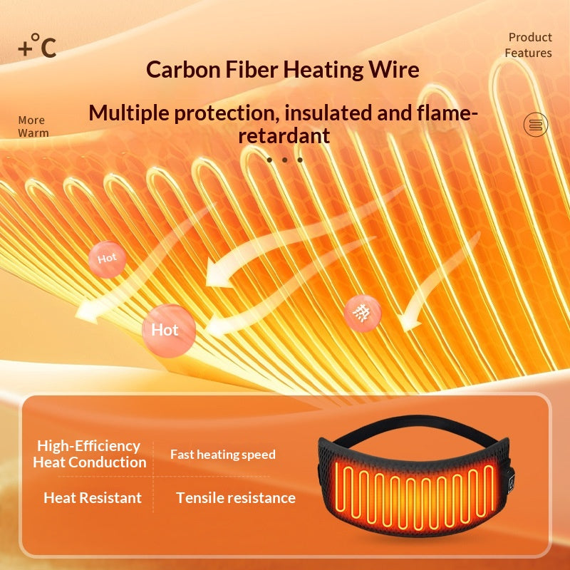 Infrared Heated Eye Mask with Battery, Black or Gray, Sleep & Relaxation