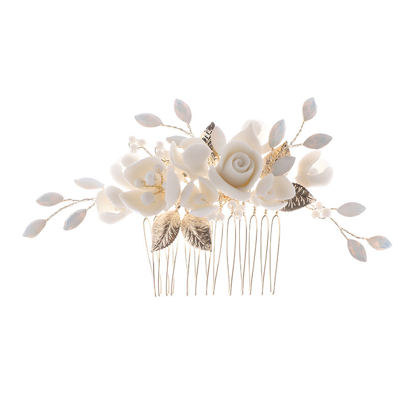 Wedding Bridesmaid Fairy Hair Accessories - Silver & Light Gold