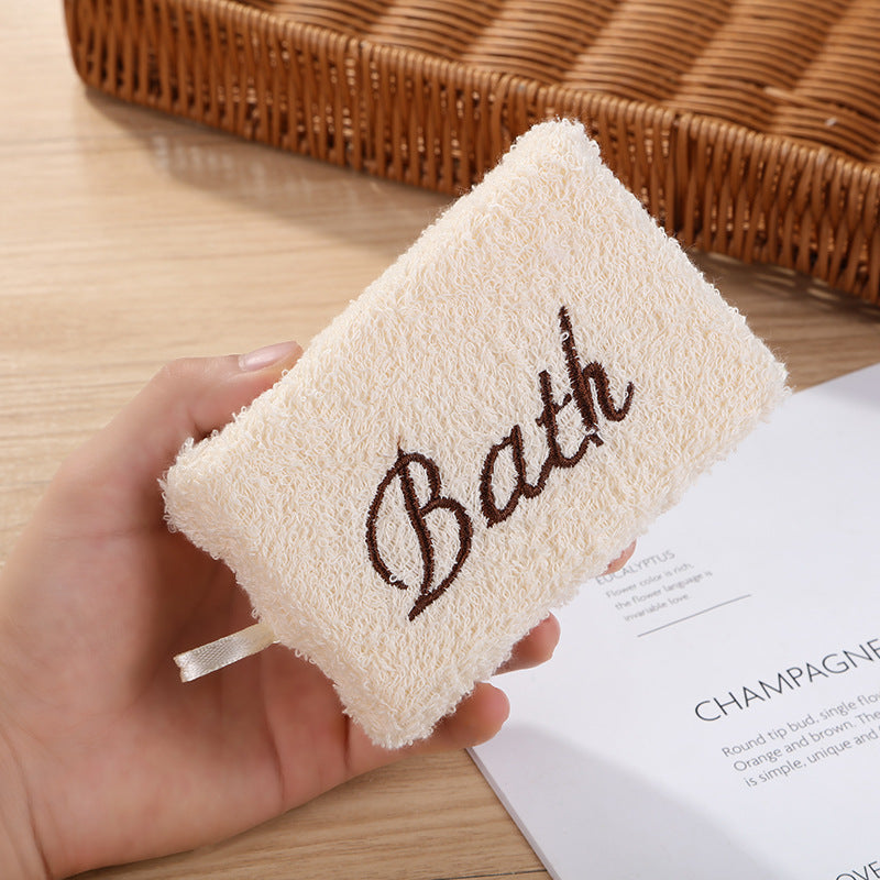 Portable Rectangular Sponge for Bathroom Cleaning and Bathing - Multi-Color Options