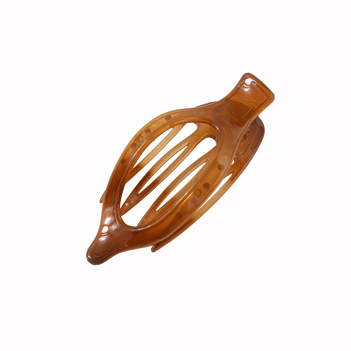Large Oval Hair Claw Clip - Matte & Glossy Finish Hair Accessory