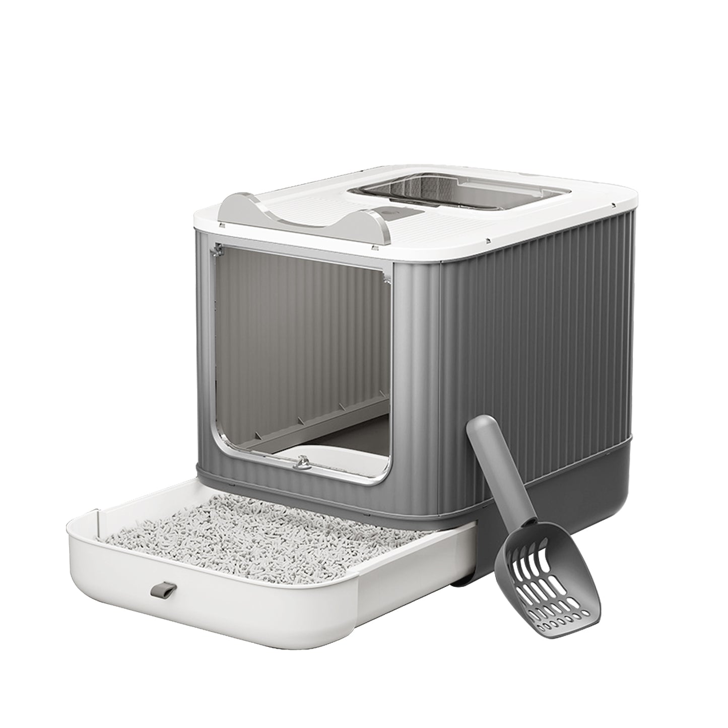 Self Pickup Cat Litter Box for Pet Furniture and Accessories
