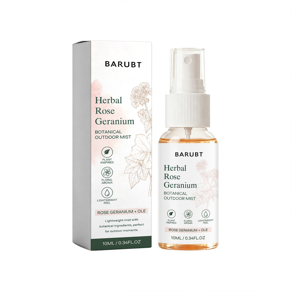 Botanical Outdoor Face Mist - 10ml Hydrating Skin Care Spray