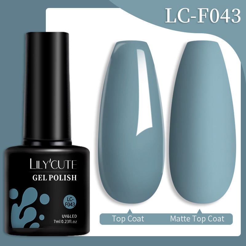 Colored Glitter Nail Glue Set for Nail Art - Waterproof & Non-Flushing