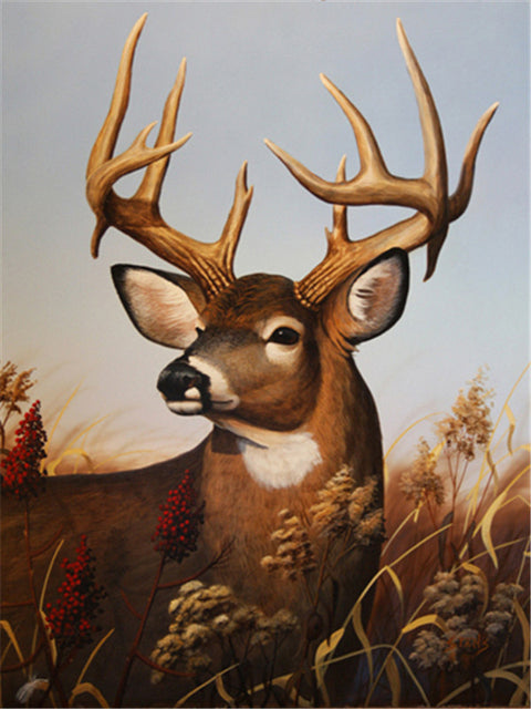 Diamond Painting Animal Deer Cross Stitch Art Kit Home Decor Gift