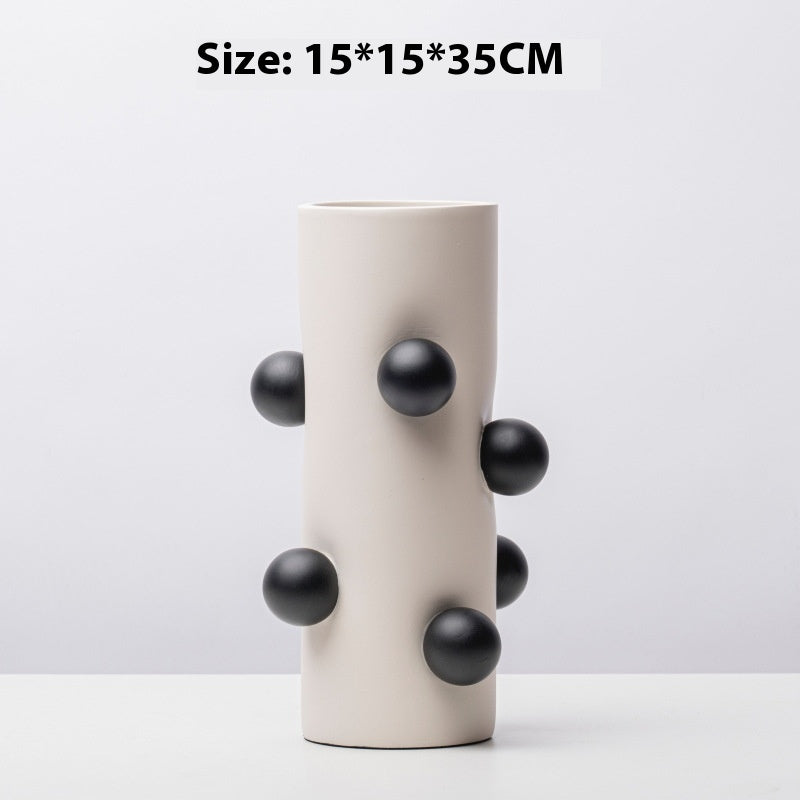 Modern Nordic Resin Vase - Small & Large Sizes for Home Decor