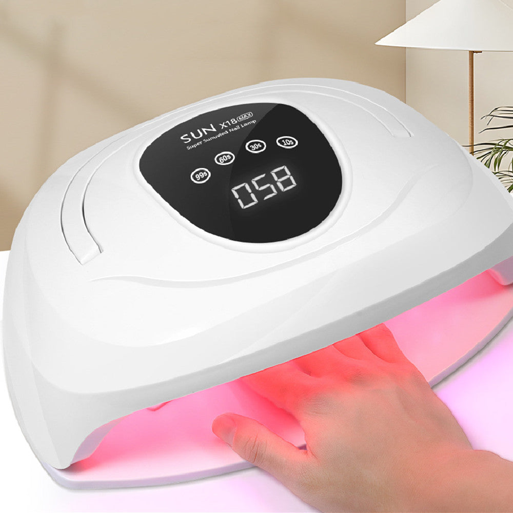 High Power 320W Nail Heating Lamp for Gel & UV Nail Art - Red Light