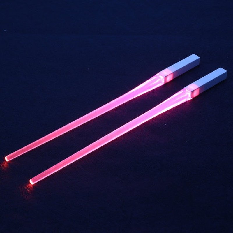 LED Light-Emitting Chopsticks Creative Lighted Flatware for Dinner
