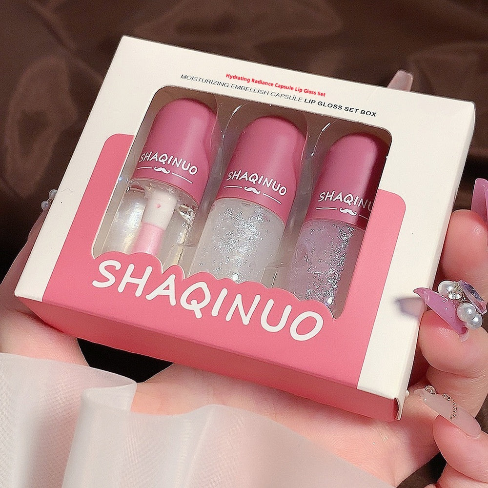 Color Changing Lip Gloss Set - Moisturizing Nourishing Lip Lacquer - 3 Sets 4g