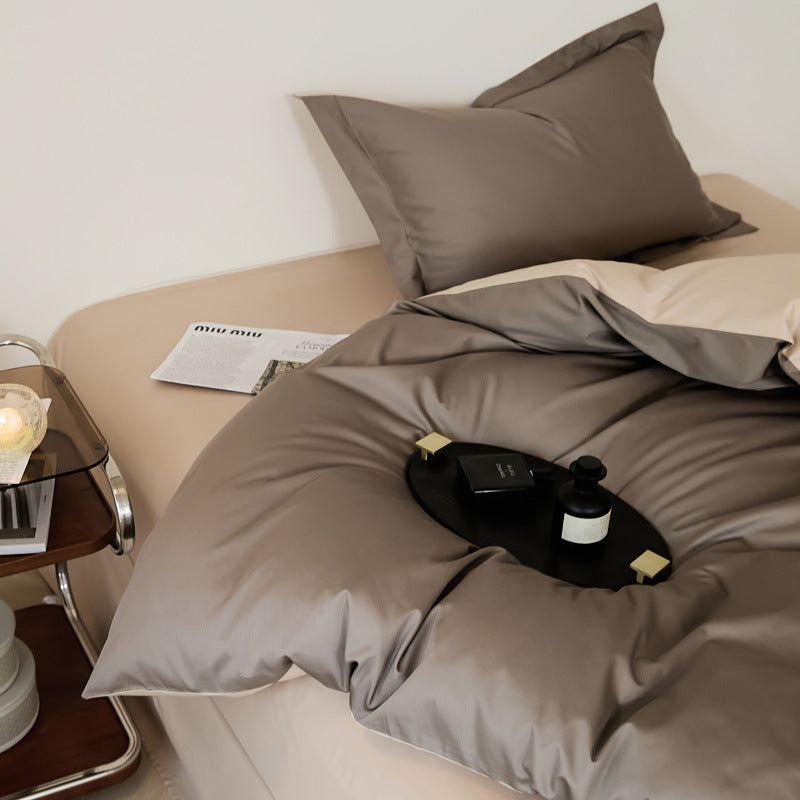 Pure Cotton Four-Piece Bed Set - All Cotton Bed Sheets for Home