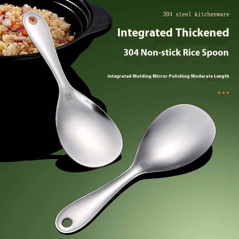 Stainless Steel Meal Spoon - Heavy Duty Kitchen Utensil 304 Steel