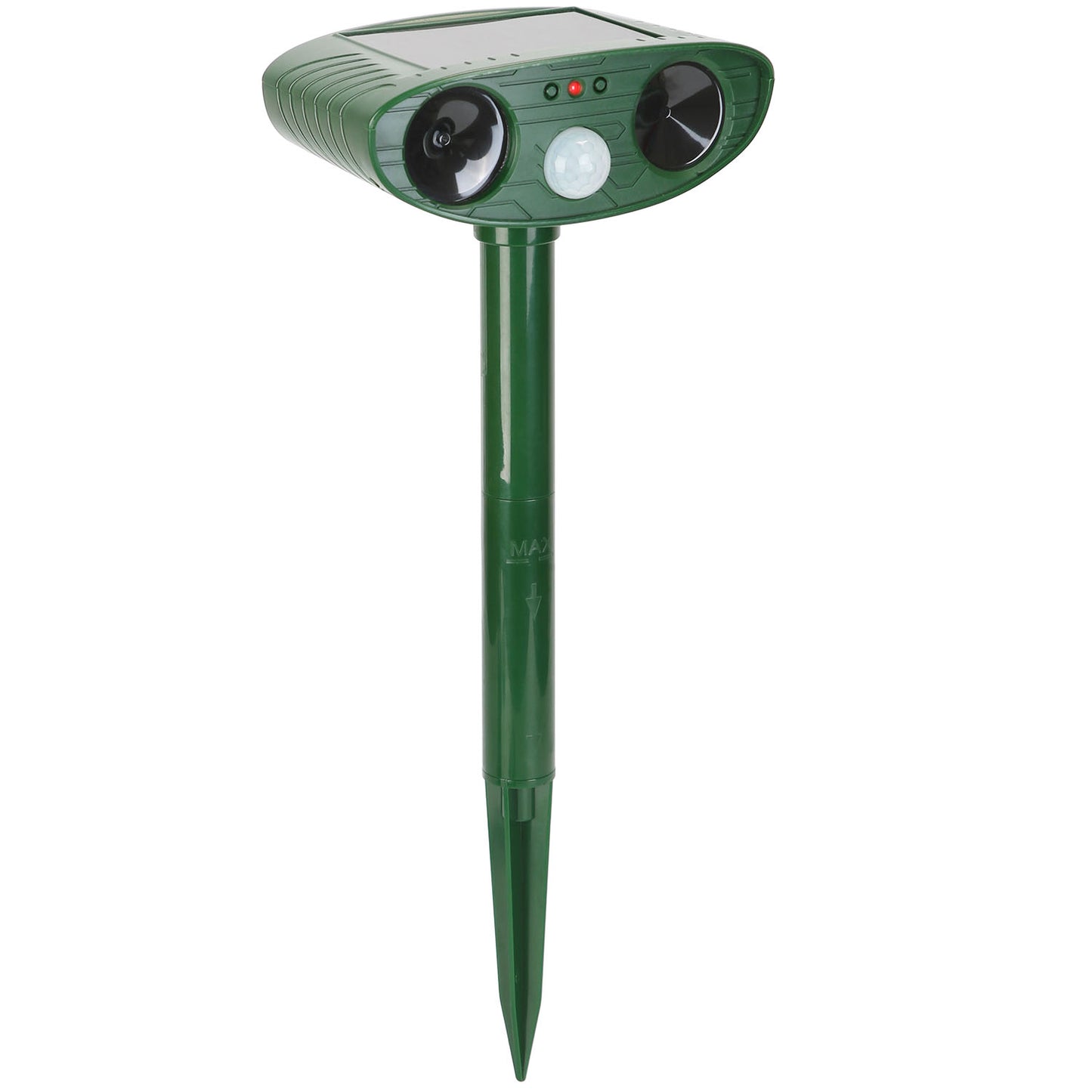 Solar Ultrasonic Animal Repeller with PIR Motion Sensor - Waterproof