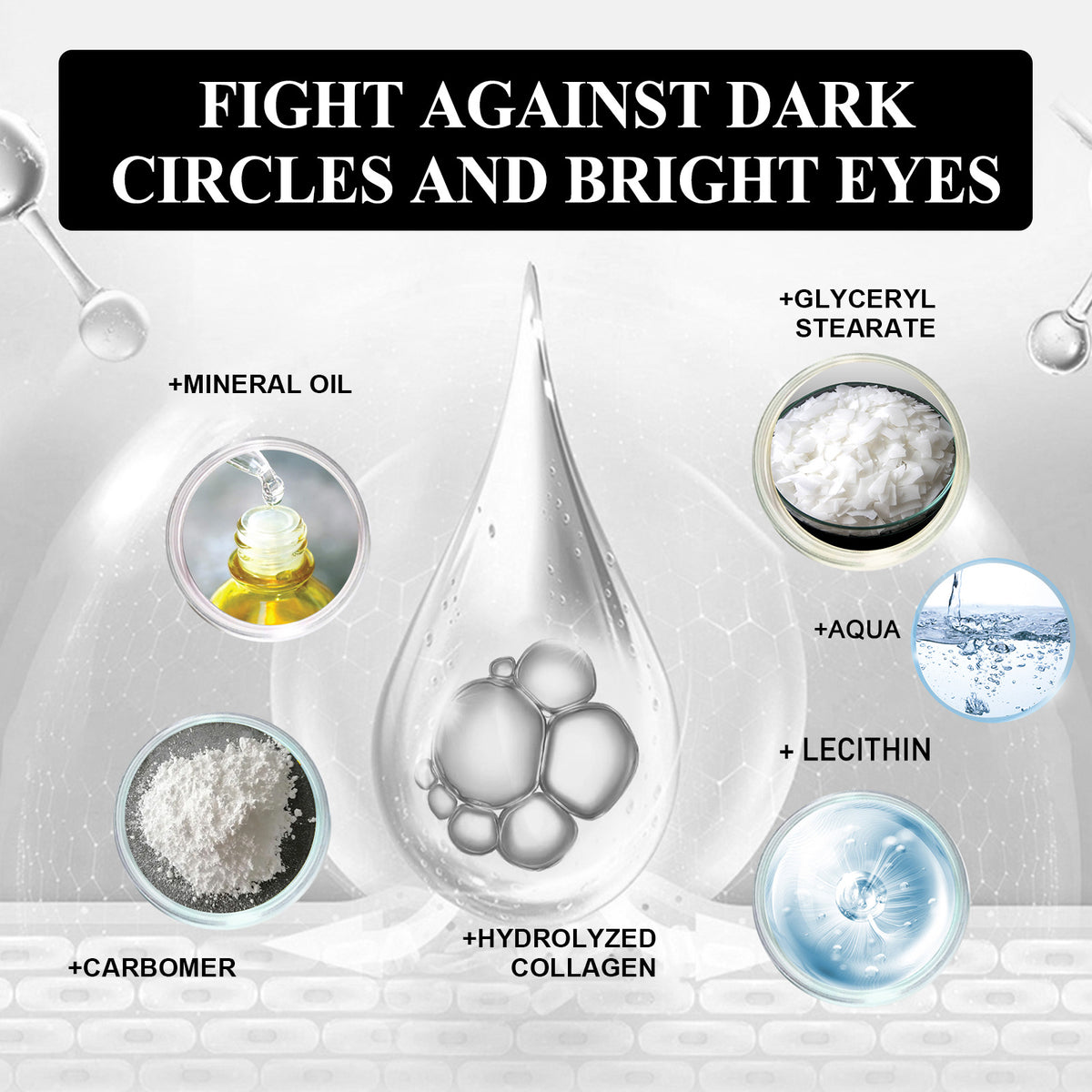30ml Hydrating Eye Cream for Nourished, Bouncy Skin - Gentle Formula