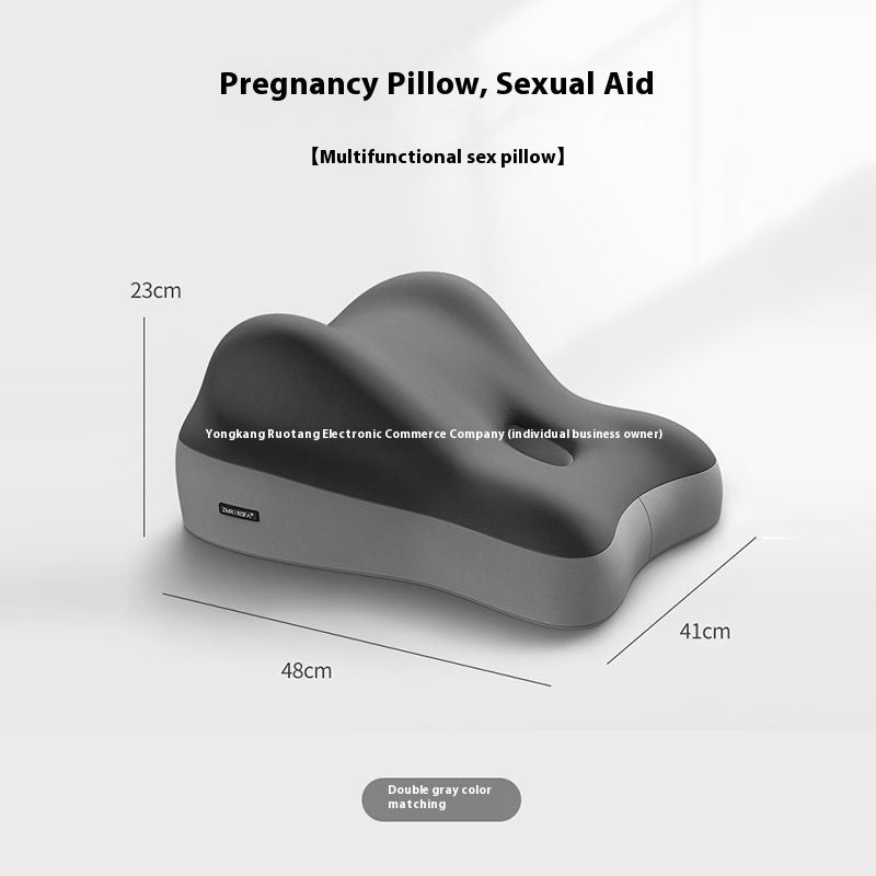 Multifunctional Bedside Cushion - Memory Foam Support Pillow
