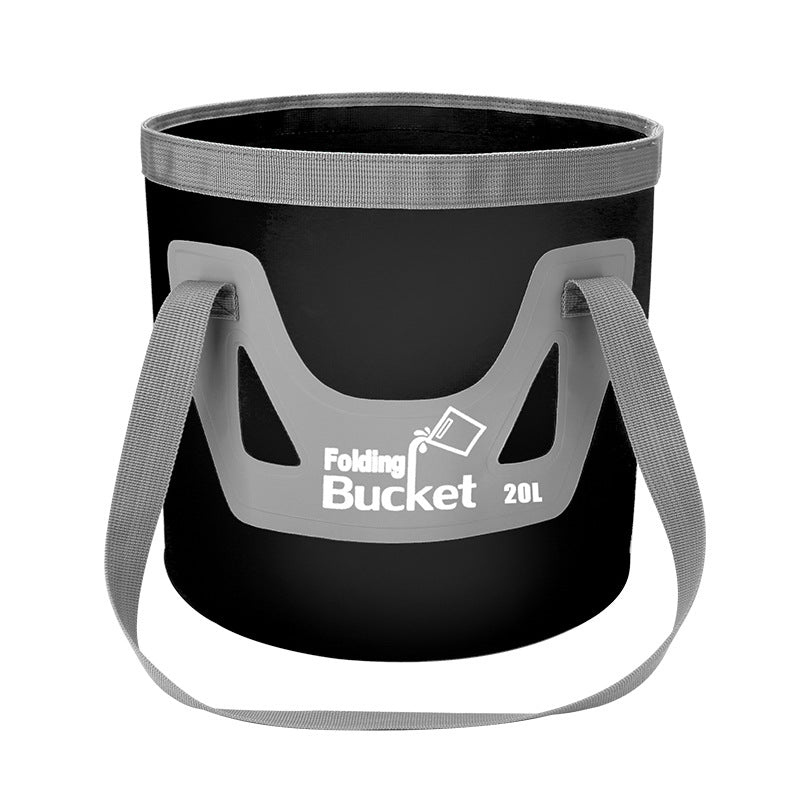 Collapsible Waterproof Travel Bucket - Multi-Color 12L-20L Storage