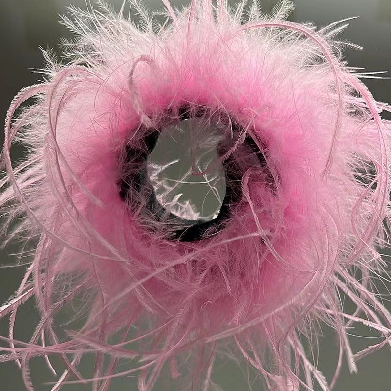 Feather Headdress – Adjustable Snap Ring Band, Multiple Colors