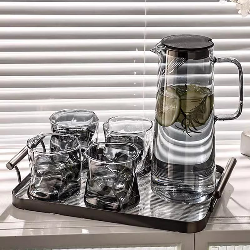Large Capacity Water Bottle Set with Kettles and Cups for Home & Living