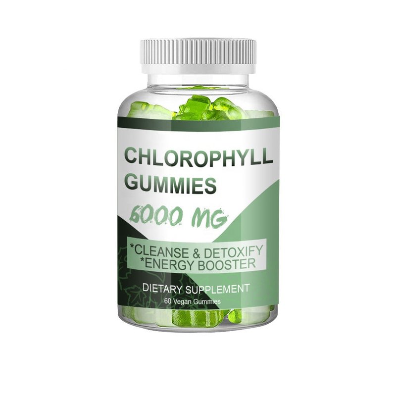 Green Pigment Gummy Candy - 60 Pieces