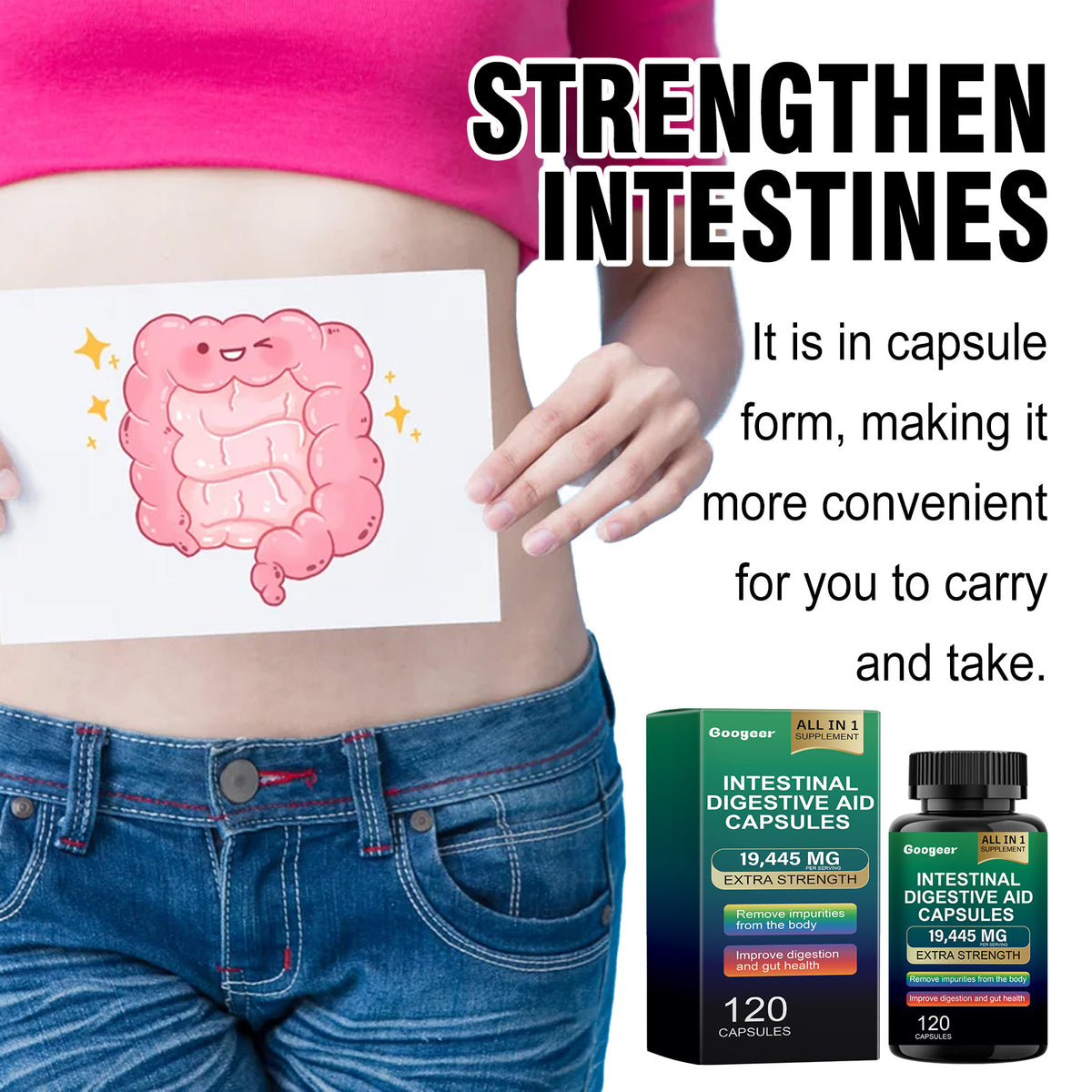 Digestive Health Capsules - 120 Tablets
