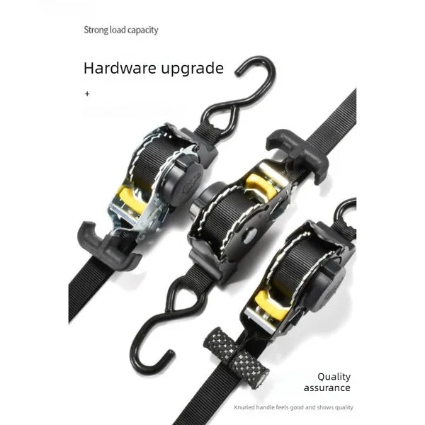 Automatic Cargo Strap with Retractable Webbing - Heavy Duty Tensioner