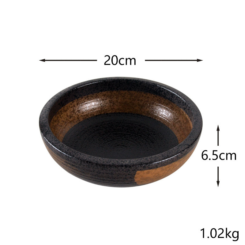 Large Porcelain Kitchen Bowl with Multiple Sizes - Household Home Storage