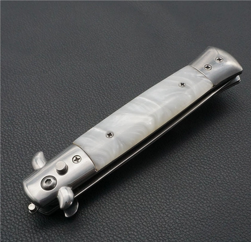 Portable Folding Outdoor Knife - Stainless Steel Blade with Multiple Handle Styles