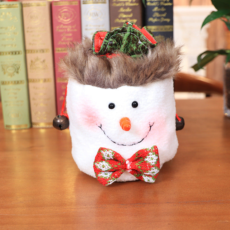 Children's Christmas Gift Bags Snowman Deer Candy Bags Festive Party Supplies