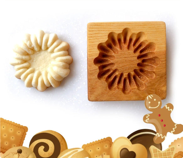 Cookie Cutter & Stamp Set for Baking - Provance Rose Style, Multiple Variants