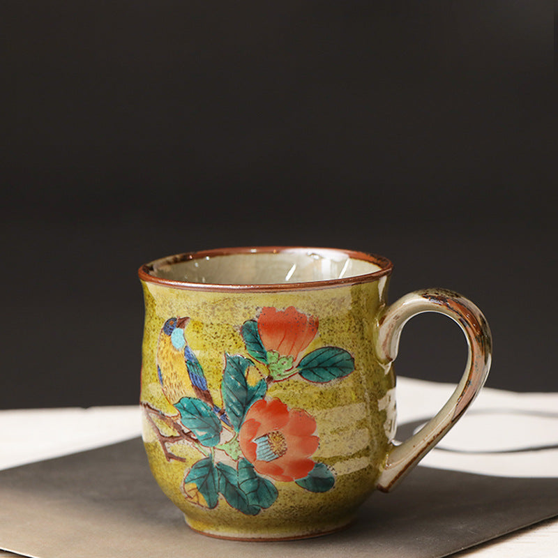 Gold Foil Coffee Mug - Ceramic Water Cup with Multiple Styles