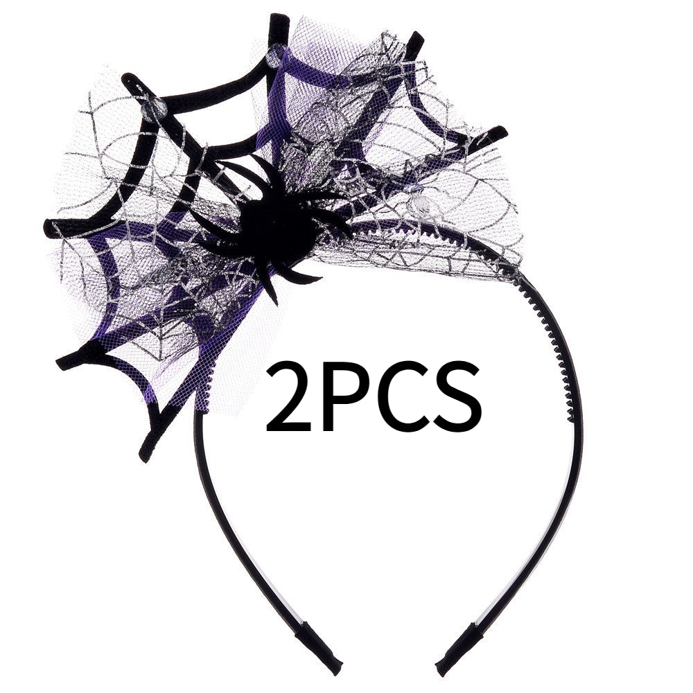 Lace Spider Web Halloween Hair Headband