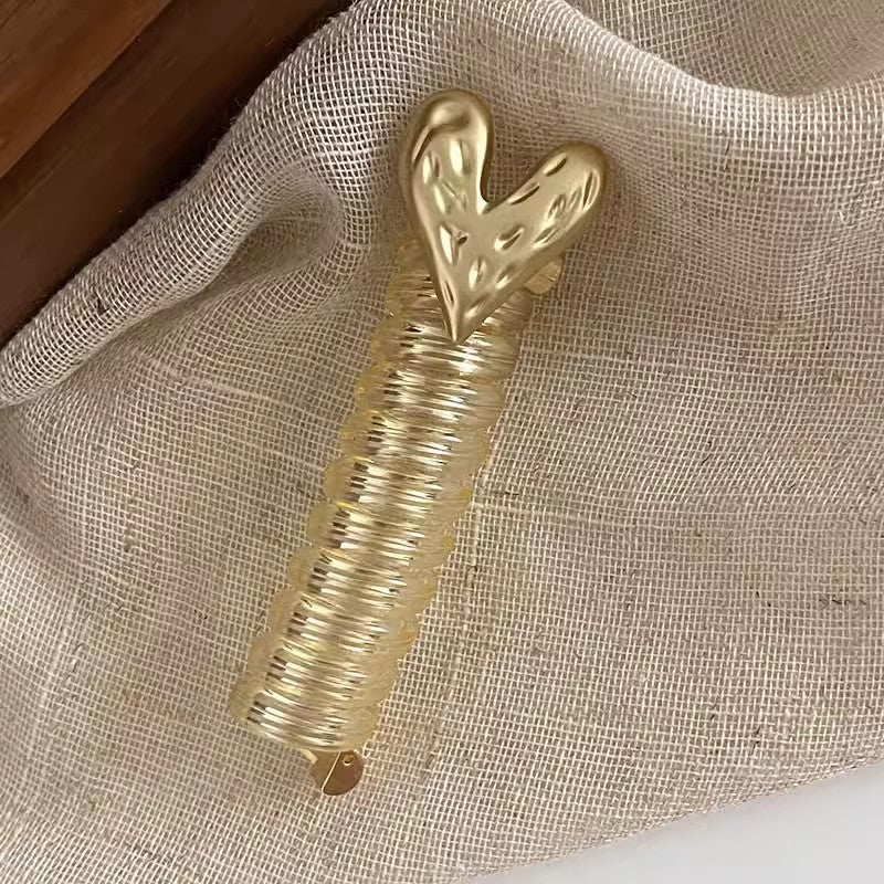 Ponytail Holder with Decorative Telephone Cord Design