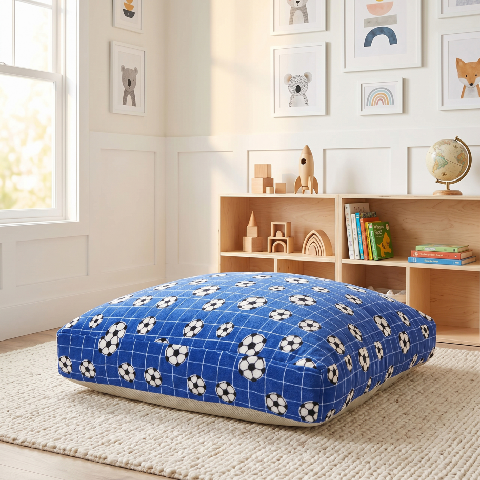 Sensory Crash Pad for Kids & Adults - Removable, Washable, Foam Blocks, Non-Slip, 60" x 60"