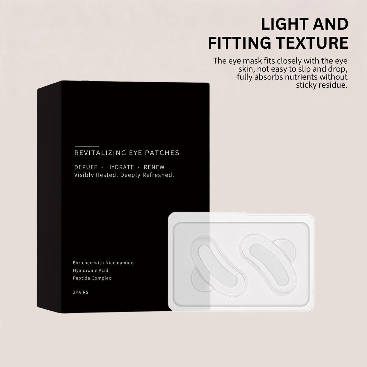 Moisturizing Eye Mask Gentle Formula Portable Care Patch