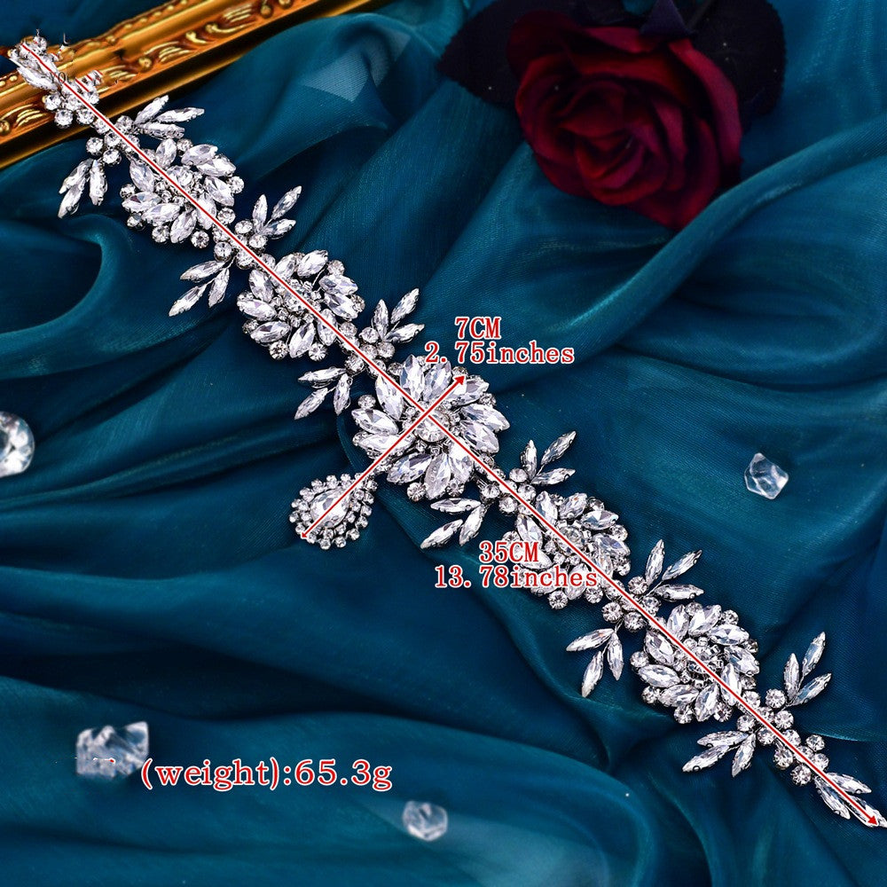 Rhinestone Flower Bridal Headband