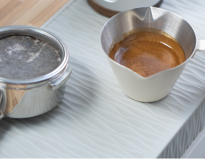 Universal Coffee Filter Paper Holder - Modern Aluminum & Wood Design