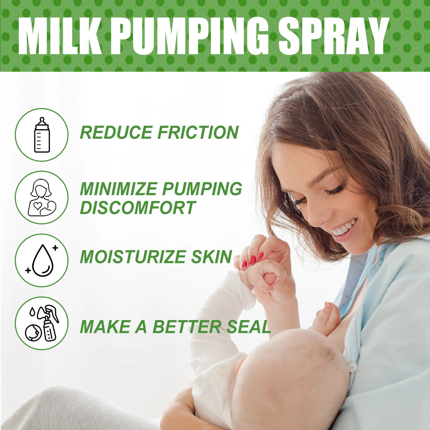 Natural Breast Pumping Lubricant Spray - Nipple Care & Friction Relief