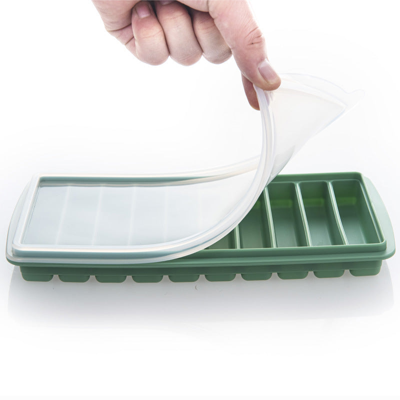 Silicone Ice Cream Mold for 10-Finger Frozen Treats - Multiple Colors