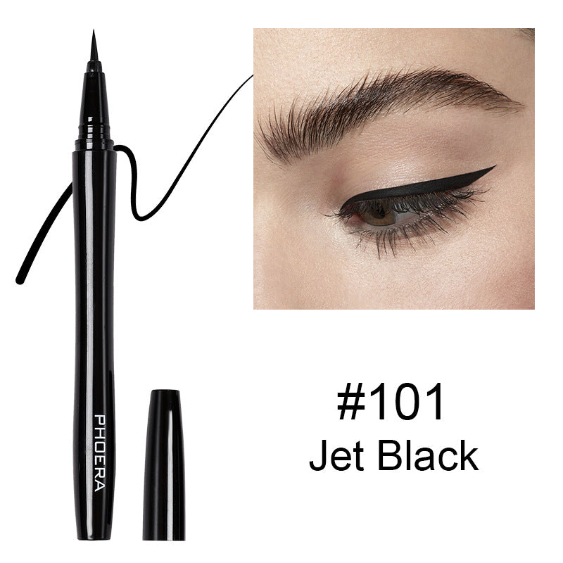 Long-Lasting Liquid Eyeliner - Precision Waterproof Eye Makeup