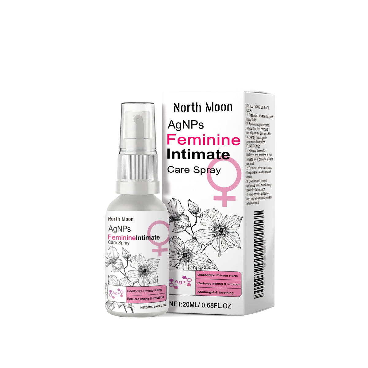 Female Body Care Spray Relieves Odor