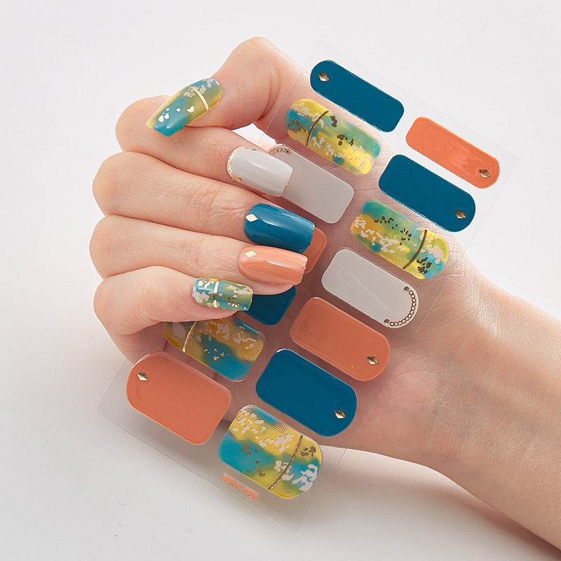 Laser Nail Polish Film Stickers Butterfly Pattern Nail Art Decals