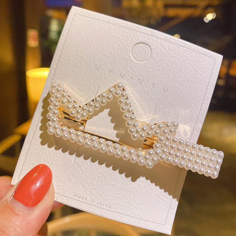 Pearl Plastic Hairpin for Women - Hair Accessories for Hair Styling