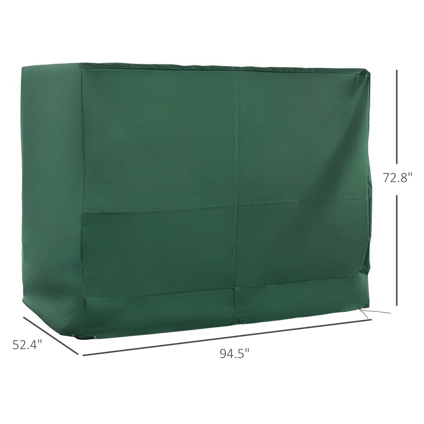 Waterproof Outdoor Swing Chair Cover - Dark Green