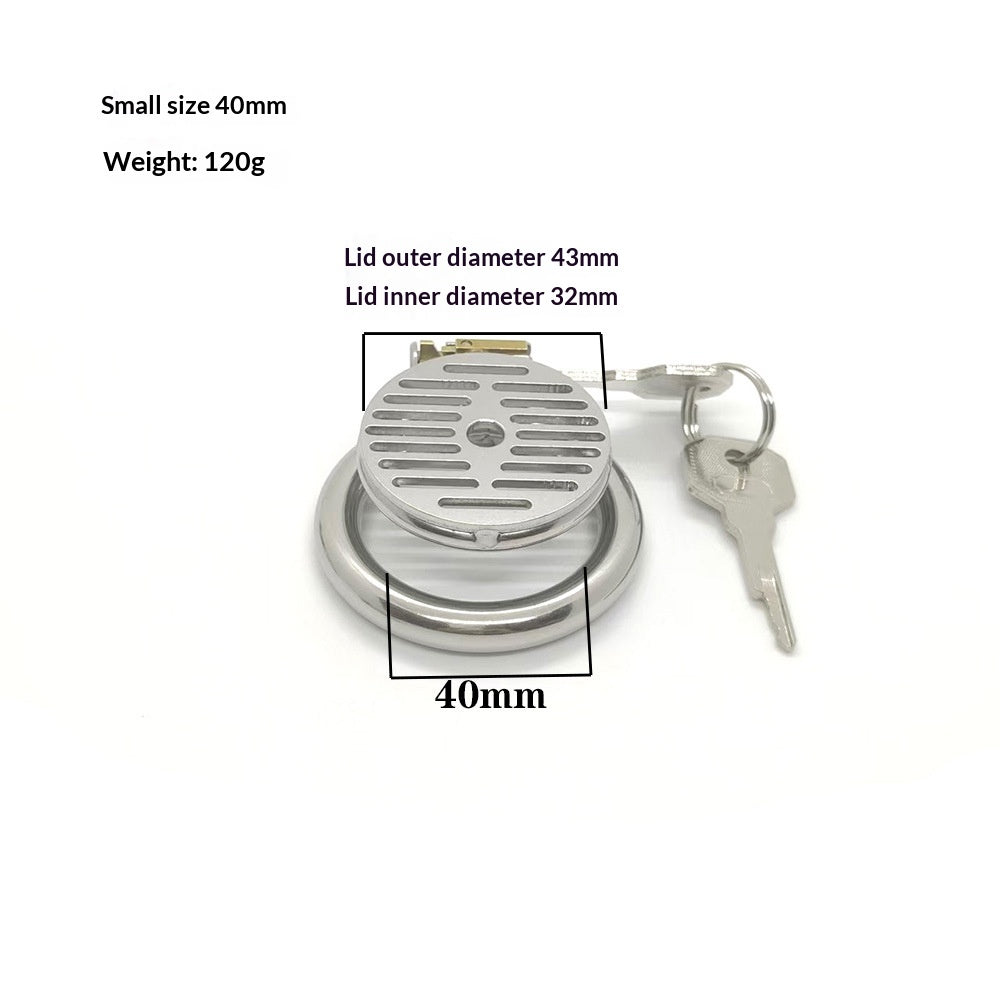 Stainless Steel Bondage Lock for Adult Wellness - Multiple Sizes