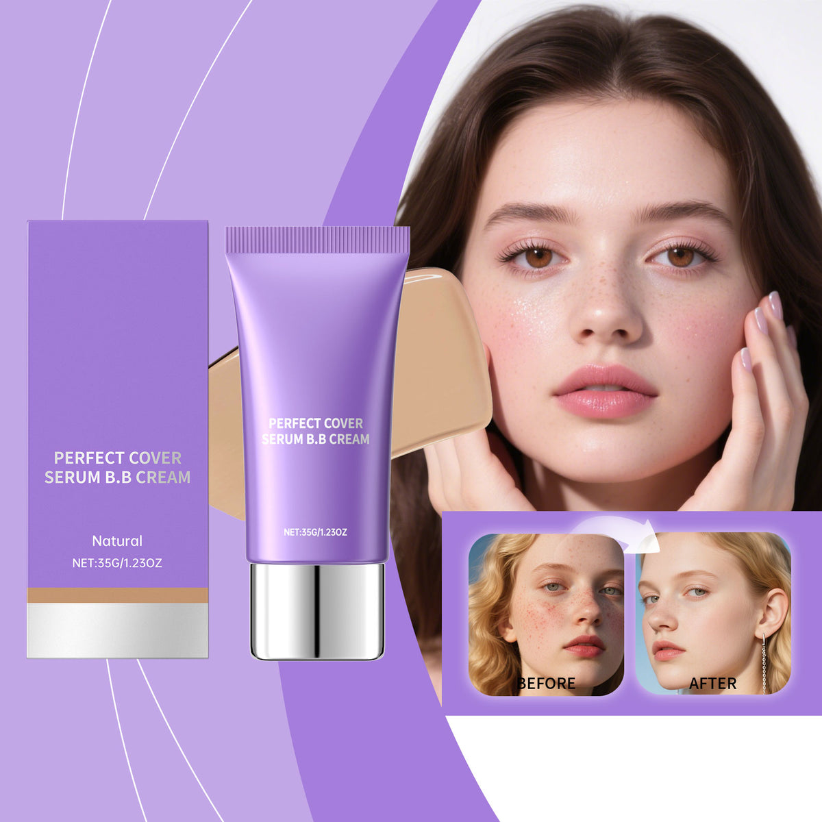 Moisturizing E Ssence BB Cream -natural Color- 35g 1 Box
